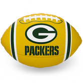 Green Bay Packers Football Shaped 18" Foil Mylar Balloon